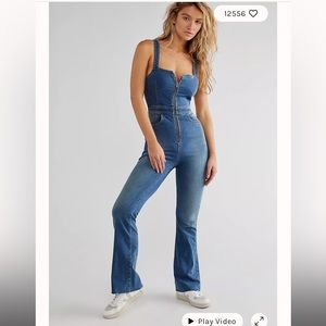Free people CRVY 2nd Ave One piece jumpsuit NWT SIZE 0